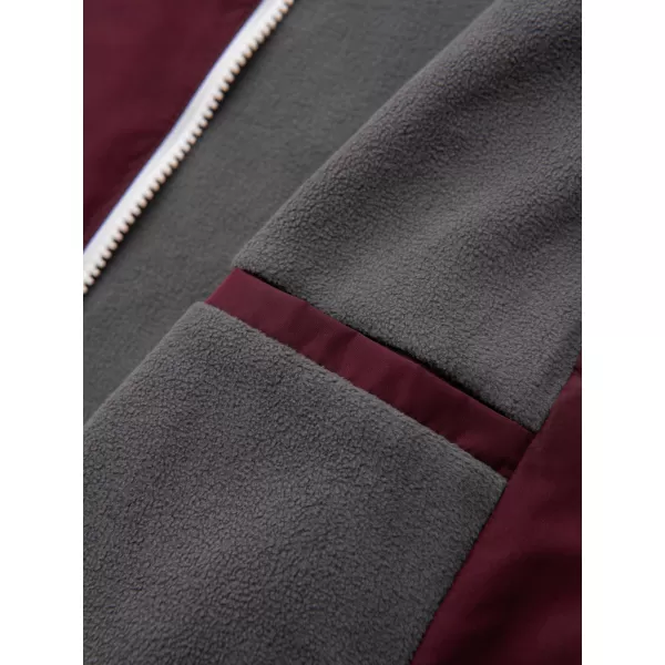  Muška jakna OMBRE OM-JANP-0242 BORDO-SIVA 