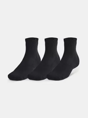 Čarape UNDER ARMOUR UNISEX UA TC QTR (3 PÁRY) 1386372-001 CRNA