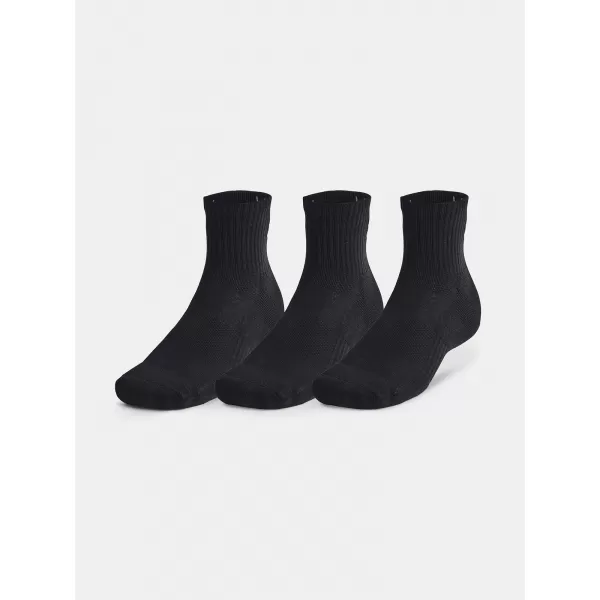  Čarape UNDER ARMOUR UNISEX UA TC QTR (3 PÁRY) 1386372-001 CRNA 