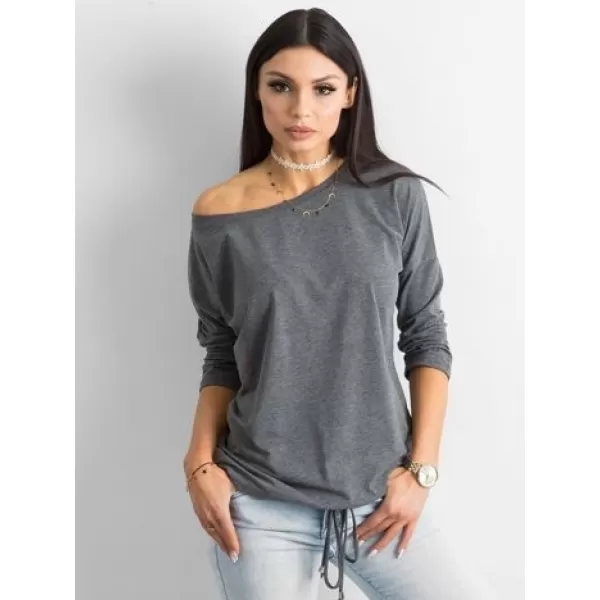  Ženska bluza BASIC FEEL GOOD RV-BZ-4691.36P TAMNOSIVA 