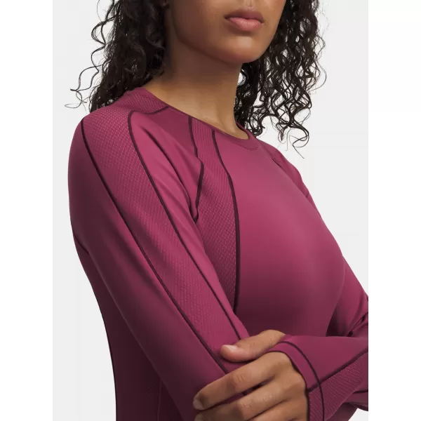  Ženska majica kratkih rukava UNDER ARMOUR UA COLDGEAR TEXTURED CREW 6003999-659 CRVENA 