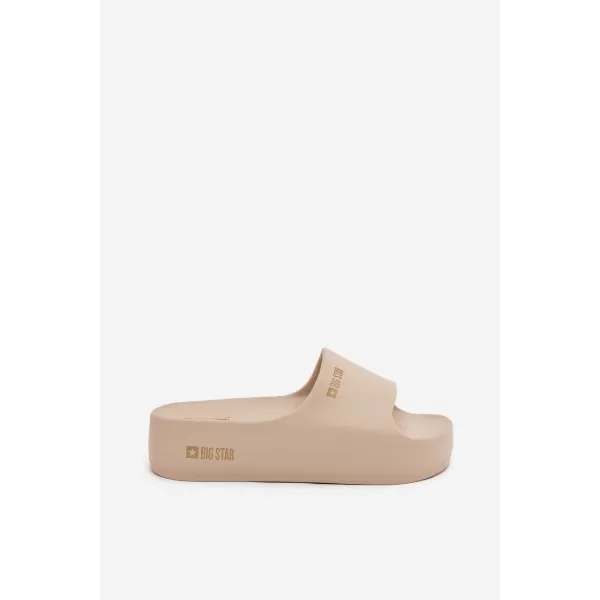  Ženske papuče BIG STAR SS274722 BEŽ Big Star Shoes 