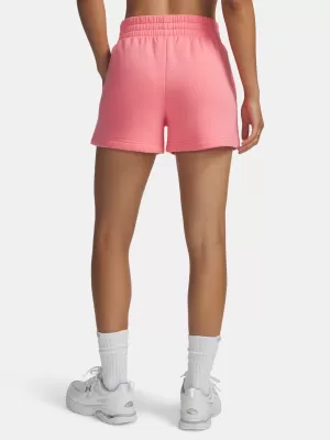 Ženske kratke hlače UNDER ARMOUR RIVAL FLEECE SHORT 1382723-600 RUŽIČASTA