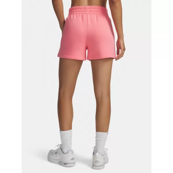  Ženske kratke hlače UNDER ARMOUR RIVAL FLEECE SHORT 1382723-600 RUŽIČASTA 