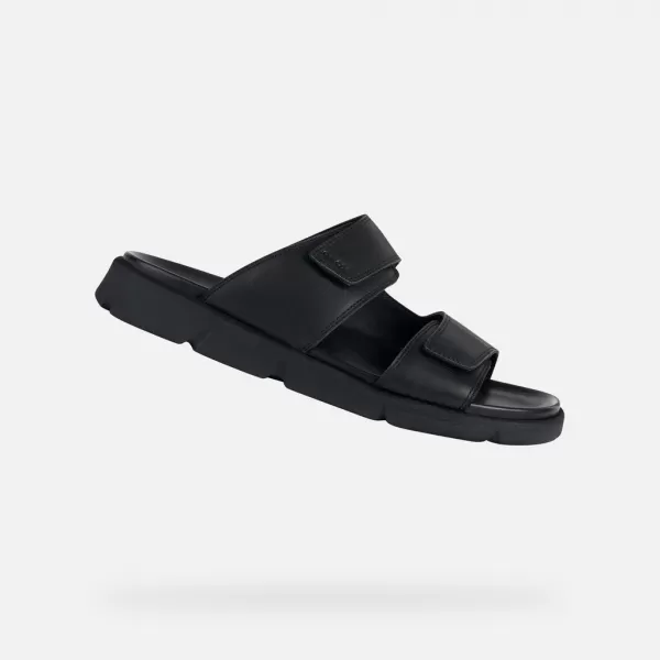  Muške papuče GEOX XAND 2S G002593 CRNA 