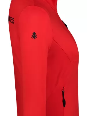 Ženska powerfleece majica NORDBLANC SEDGE NBWFL8291 CRVENA