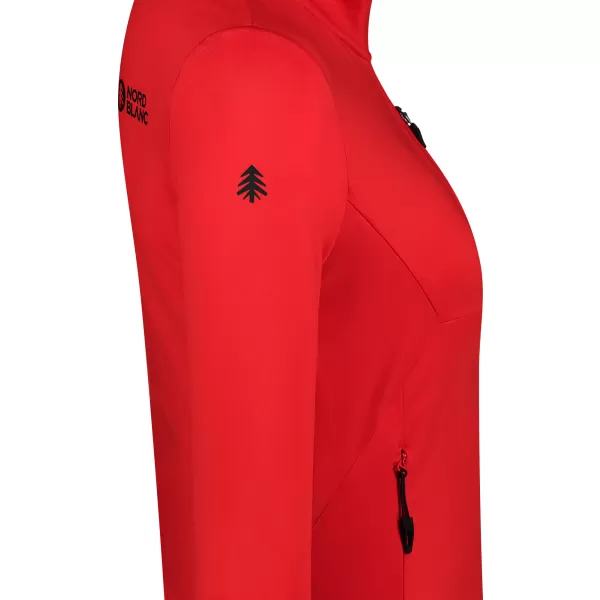  Ženska powerfleece majica NORDBLANC SEDGE NBWFL8291 CRVENA 