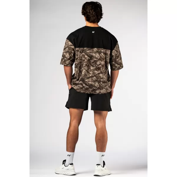  Oversized majica POWER 898 SVIJETLO SMEĐA CAMO Nebbia 