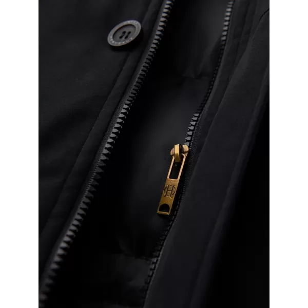  Muška parka OMBRE OM-JAPJ-0287 CRNA 