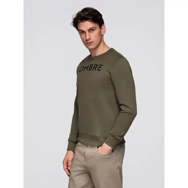  Muški sweatshirt OMBRE B1711 TAMNOMASLINASTO 