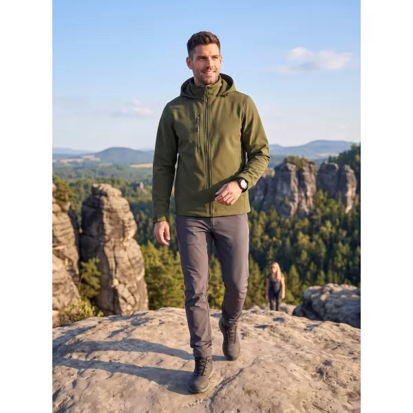  Muška softshell jakna ALTISPORT NoPrint NP/ALM845 VOJNOG 