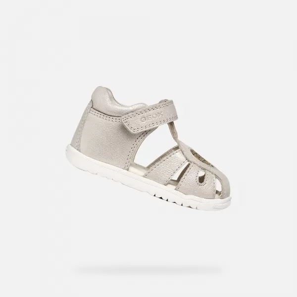  Prvi koraci djevojaka GEOX SANDAL MACCHIA B654WA0MAEWC0262 SIVA 