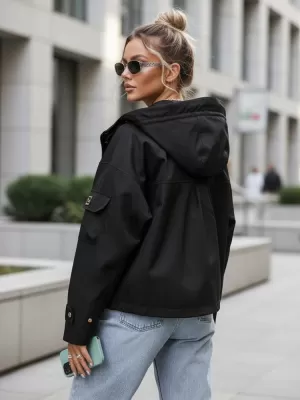 Ženska jakna DSTREET TY5636 CRNA