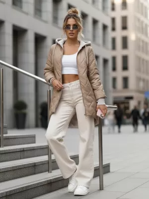 Ženska jakna DSTREET TY5612 KARAMELA