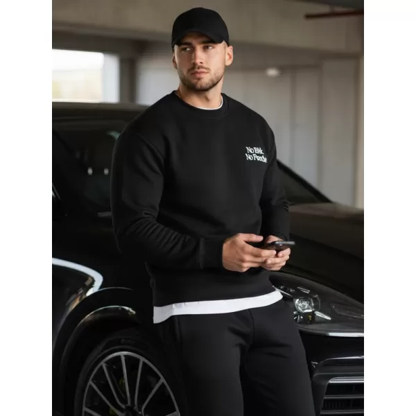  Muški sweatshirt DSTREET BX5947 CRNA 