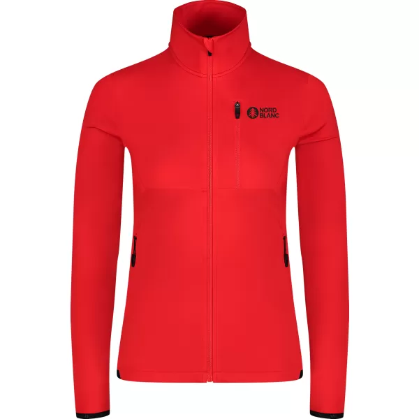  Ženska powerfleece majica NORDBLANC SEDGE NBWFL8291 CRVENA 