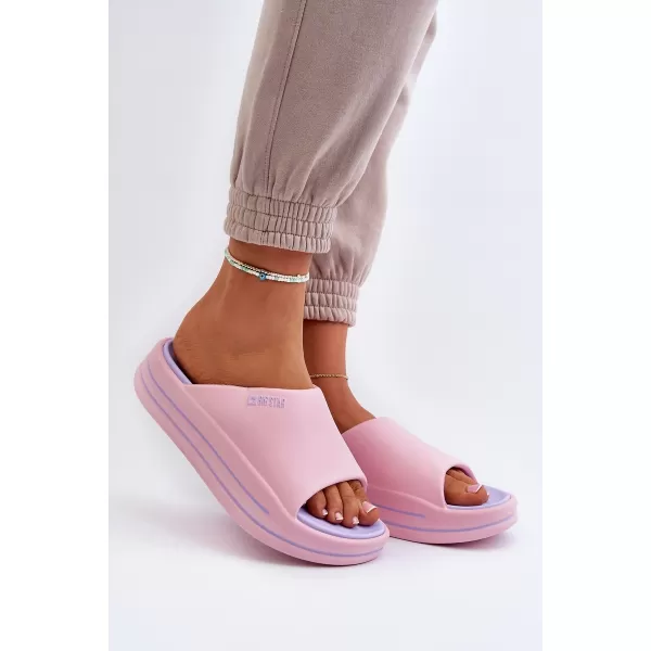  Ženske papuče BIG STAR NN274A035 PINK Big Star Shoes 