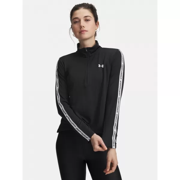  Ženski sweatshirt UNDER ARMOUR UA TECH WM TAPE HALF ZIP 6005100-004 CRNA 