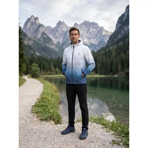  Muška vrhunska softshell jakna ALTISPORT VOJ/ALM126JACK01 TAMNOPLAVA/BIJELA 