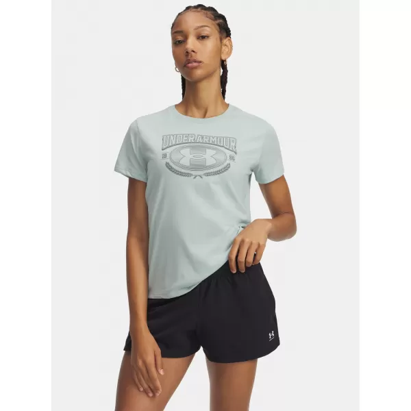  Ženska majica kratkih rukava UNDER ARMOUR W VARSITY SS 6010592-477 PLAVA 