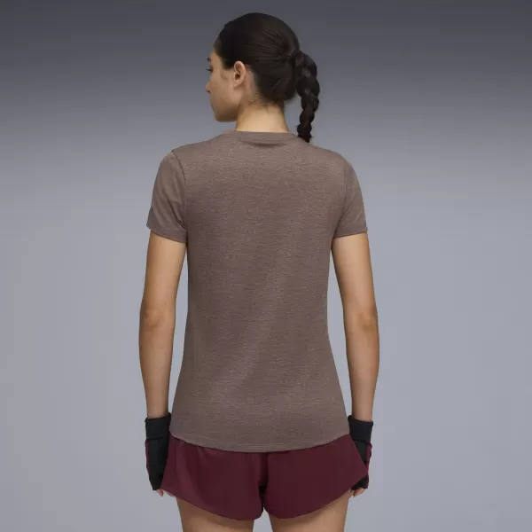  Ženska majica kratkih rukava PUMA W TAD ESSENTIAL HEATHER TEE 525891-88 GROŽĐICA VRIJESAK 