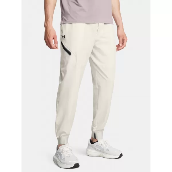  Muške trenirke UNDER ARMOUR UNSTOPPABLE JOGGERS 1388823-110 BIJELA 