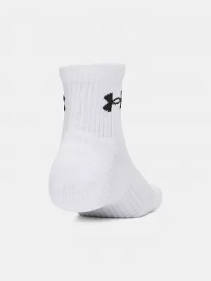 Čarape UNDER ARMOUR PERFORMANCE COTTON 3P QTR 6009686-100 BIJELA