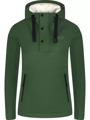 Ženska softshell jakna NORDBLANC SHOAL NBSSL8341 ZELENA