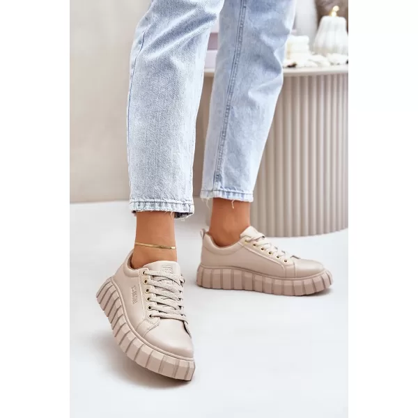  Ženske cipele BIG STAR MM274618 BEŽ Big Star Shoes 
