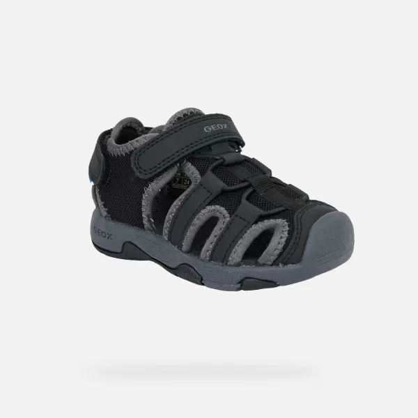  Sandale za dječake GEOX MULTY B650FA05014C9999 CRNA 