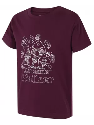 Dječja majica HUSKY TEE MUSHROOM K LJUBIČASTA