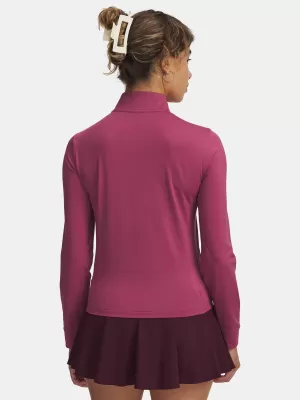 Ženska majica kratkih rukava UNDER ARMOUR UA DRIVE 1/4 ZIP 6003797-659 CRVENA