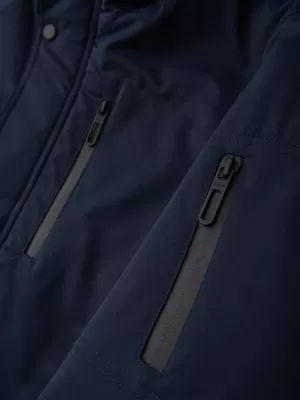 Muški kaput OMBRE OM-JAPJ-0316 TAMNOPLAVA