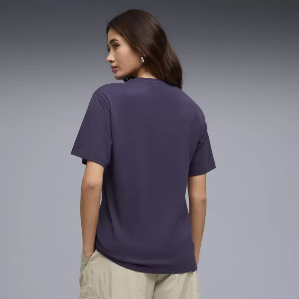  Ženska majica kratkih rukava PUMA GRAPHICS RELAXED TEE BETTER 691908_64 DUBOKA ŠLJIVA 