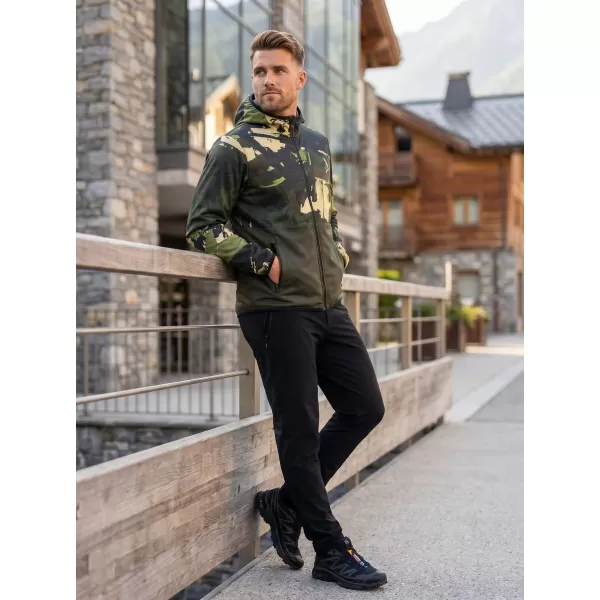  Muška vrhunska softshell jakna ALTISPORT VOJ/ALM125JACK01 MASKA/GRN 