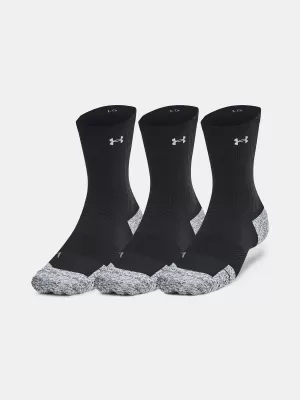 Čarape UNDER ARMOUR UA AD RUN CUSHION CREW (3 PÁRY) 1387043-001 CRNA