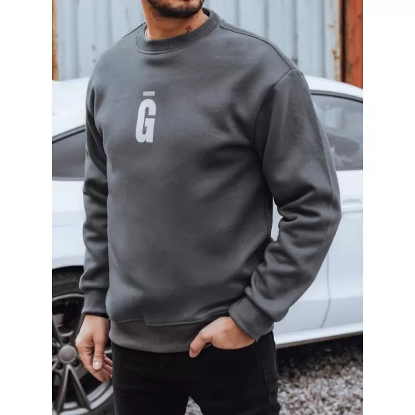  Muški sweatshirt DSTREET BX5921 TAMNOSIVA 
