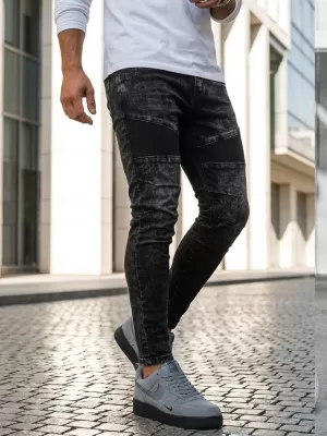 Muške hlače DSTREET UX3939 CRNA