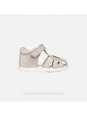 Prvi koraci djevojaka GEOX SANDAL MACCHIA B654WA0MAEWC0262 SIVA