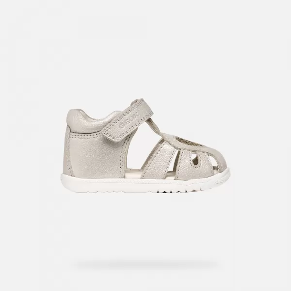  Prvi koraci djevojaka GEOX SANDAL MACCHIA B654WA0MAEWC0262 SIVA 
