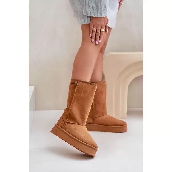  Ženske cipele BIG STAR OO274893 SMEĐA/BEŽ Big Star Shoes 