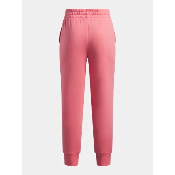  Trenirke za djevojčice UNDER ARMOUR UA RIVAL FLEECE JOGGERS 1379525-600 RUŽIČASTA 