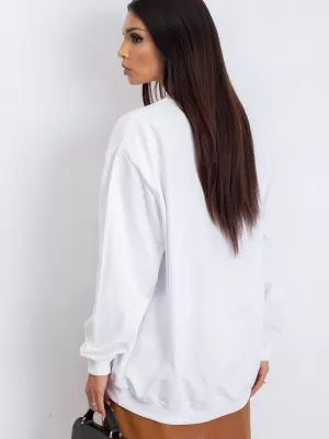 Ženski sweatshirt BASIC FEEL GOOD RV-BL-5185.94P BIJELA