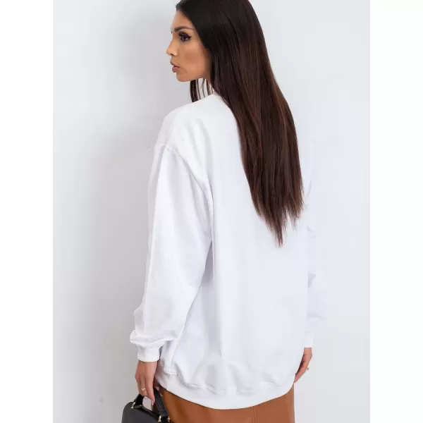  Ženski sweatshirt BASIC FEEL GOOD RV-BL-5185.94P BIJELA 