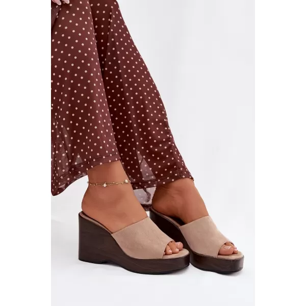  Ženske papuče BOTO RAVELIA 41346 KAKI 