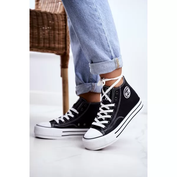  Ženske tenisice BIG STAR GG274012 BLACK Big Star Shoes 
