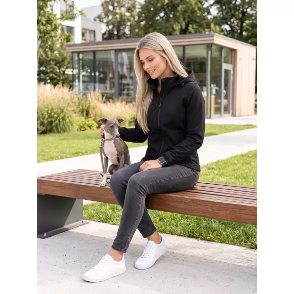  Ženska softshell jakna ALTISPORT NoPrint NP/ALW945 CRNA 