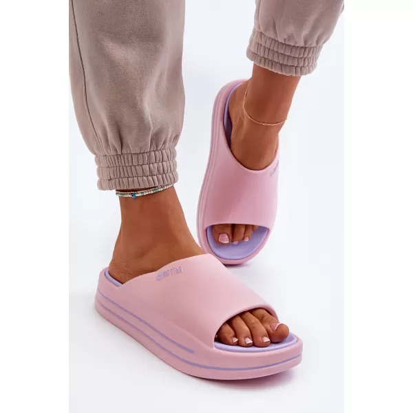  Ženske papuče BIG STAR NN274A035 PINK Big Star Shoes 
