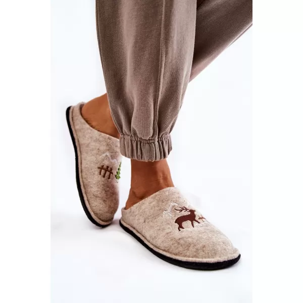  Ženske papuče BIG STAR KK276016 BEŽ Big Star Shoes 