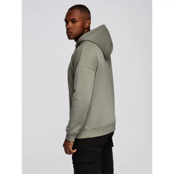  Muški sweatshirt OMBRE OM-SSNZ-0241 KAKI 